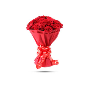 30 red rose paper packing