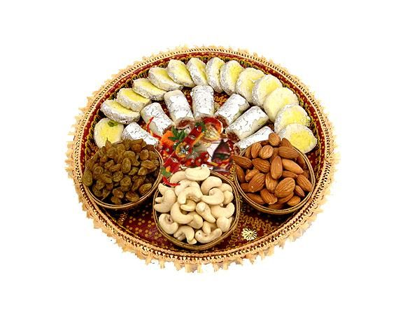 assorted sweets dry fruits